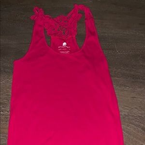 Banana Republic Berry Racerback Tank Top